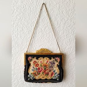 1930s Jolles Original Tapestry Evening Bag